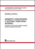 Indebito comunitario e sistema tributario interno. Contributo allo studio del rimborso d'imposta secondo il principio di effettività