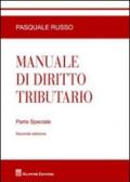 Manuale di diritto tributario. Parte speciale