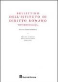 Bullettino dell'Istituto di diritto romano «Vittorio Scialoja»