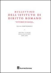 Bullettino dell'Istituto di diritto romano «Vittorio Scialoja»