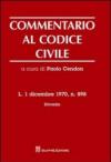 Commentario al codice civile. L. 1 dicembre 1970, n. 898. Divorzio