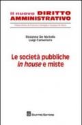 Le società pubbliche in house e miste