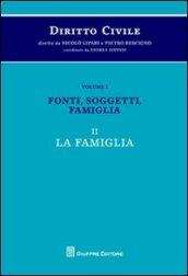 Diritto civile. 1.Fonti, soggetti, famiglia. La famiglia
