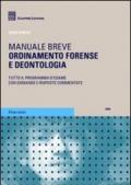 Ordinamento forense e deontologia