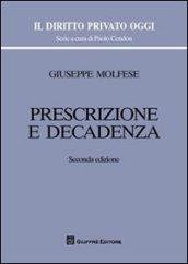 Prescrizione e decadenza