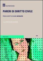 Pareri di diritto civile 2009. Prova scritta esame avvocato