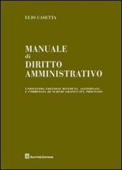 Manuale di diritto amministrativo