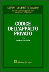 Codice dell'appalto privato