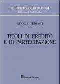 Titoli di credito e di partecipazione