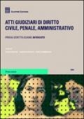 Atti giudiziari di diritto civile, penale, amministrativo. Prova scritta esame avvocato