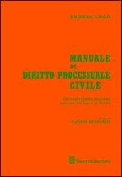 Manuale di diritto processuale civile