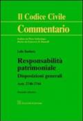 Responsabilità patrimoniale. Disposizioni generali