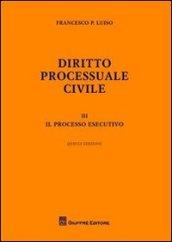 Diritto processuale civile. 3.Processo esecutivo