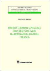 Profili di corporate governance della società per azioni tra responsabilità, controlli e bilancio