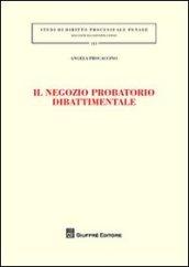 Il negozio probatorio dibattimento