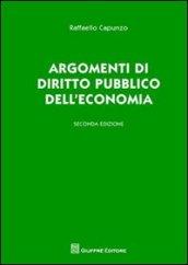 Argomenti di diritto pubblico dell'economia