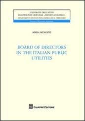 Board of directors in the italian utilities