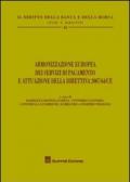 Armonizzazione europea dei servizi di pagamento e attuazione della direttiva 2007/64/CE