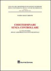 Codeterminare senza controllare. La via futura delle assemblee elettive regionali