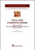 Viva vox constitutionis. Temi e tendenze nella giurisprudenza costituzionale dell'anno 2008