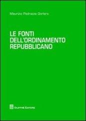 Le fonti dell'ordinamento repubblicano