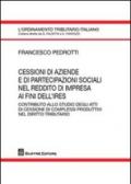 Cessione di aziende e di partecipazioni sociali nel reddito di impresa ai fini dell'Ires