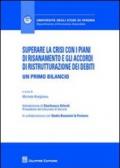 Superare la crisi con i piani di risanamento e gli accordi di ristrutturazione dei debiti