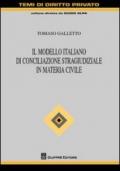 Il modello italiano di conciliazione stragiudiziale in materia civile