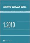 Archivio Scialoja-Bolla (2010). 1.