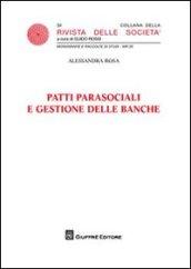 Patti parasociali e gestione delle banche