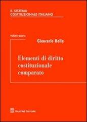 Il sistema costituzionale italiano. 4.Elementi di diritto costituzionale comparato