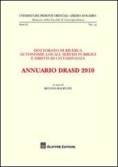 Annuario DRASD 2010. Dottorato di ricerca. Autonomie locali, servizi pubblici e diritti di cittadinanza