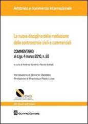 La nuova disciplina della mediazione delle controversie civili e commerciali