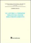 Il lavoro a termine nell'evoluzione dell'ordinamento