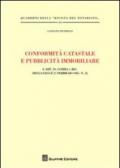 Conformità catastale e pubblicità immobiliare