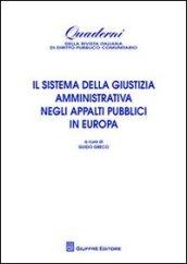 Il sistema della giustizia amministrativa negli appalti pubblici in Europa