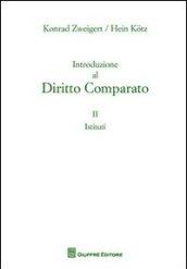 Introduzione al diritto comparato. 2.Istituti