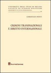 Crimini transnazionali e diritto internazionale