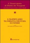 Il trasporto aereo tra normativa comunitaria e uniforme