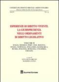 Esperienze di diritto vivente. La giurisprudenza negli ordinamenti di diritto legislativo. 1.Italia, Francia, Belgio, Germania, Spagna, Portogallo, Brasile, Argentina, Colombia