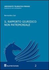 Il rapporto giuridico non patrimoniale