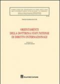 Orientamenti della dottrina statunitense di diritto internazionale