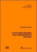 Le polizze variabili nell'ordinamento italiano