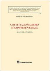 Costituzionalismo e rappresentanza. Il caso del Sudafrica