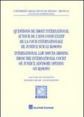 Questions de droit international autour de l'avis consultatif de la cour internationale de justice sur le Kosovo