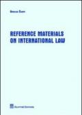 Reference materials on international law