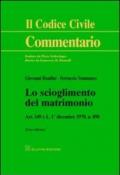 Lo scioglimento del matrimonio