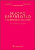 Nuovo repertorio di giurisprudenza del lavoro (gennaio 2008-dicembre 2009)