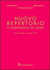 Nuovo repertorio di giurisprudenza del lavoro (gennaio 2008-dicembre 2009)