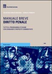 Diritto penale. Manuale breve